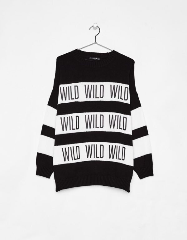 Striped print sweater - Image 5