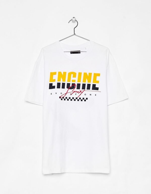 T-shirt with slogan - Image 5