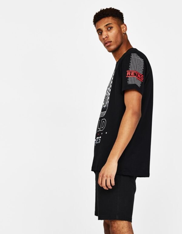 T-shirt with slogan - Image 6