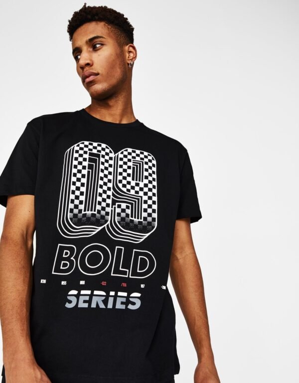 T-shirt with slogan - Image 8