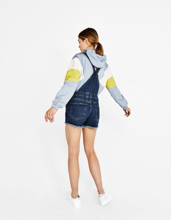 Short denim dungarees - Image 2