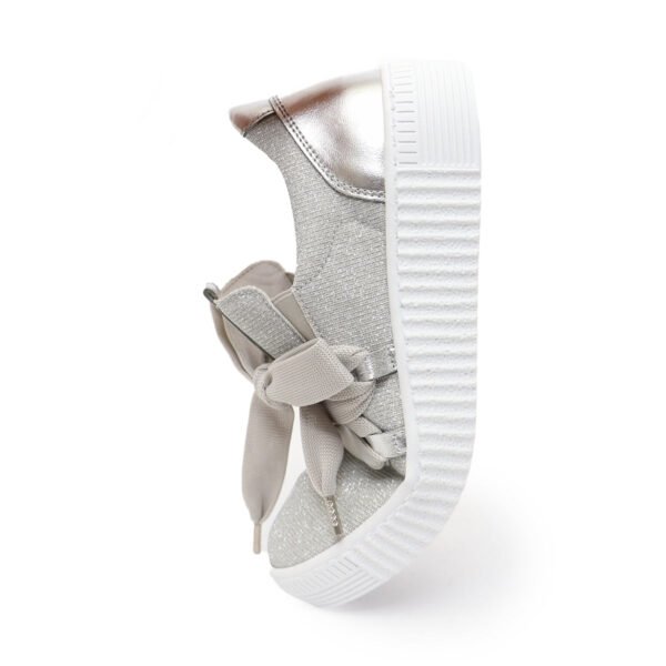 SwingGlitterSilverSoftWalkingSneakers - Image 5