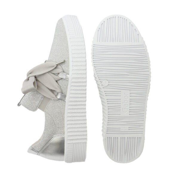 SwingGlitterSilverSoftWalkingSneakers - Image 4